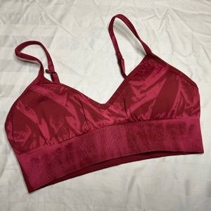 LULULEMON Red Sports Bra Size 10